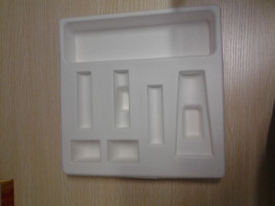 白色湿压纸浆模塑 数码产品内衬包装的绿色守护者